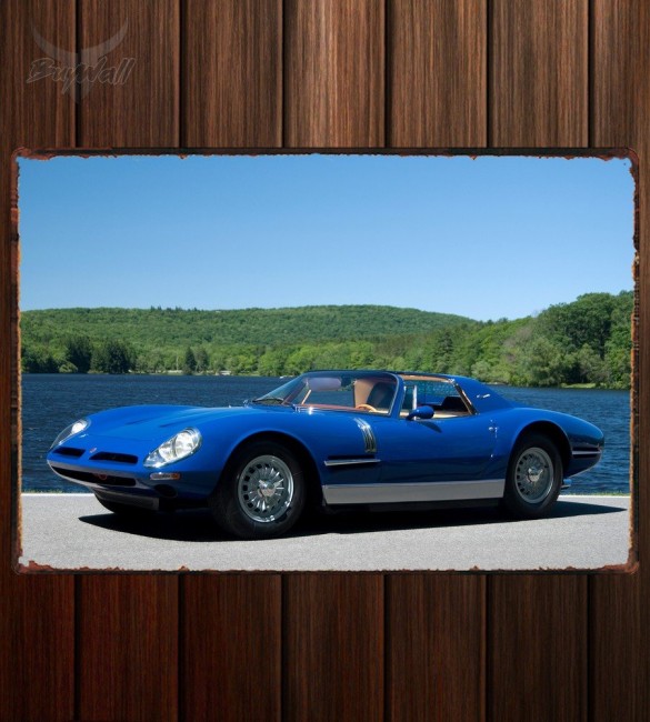 Металлическая табличка Bizzarrini 5300 SI Spyder Металлическая табличка Bizzarrini 5300 SI Spyder